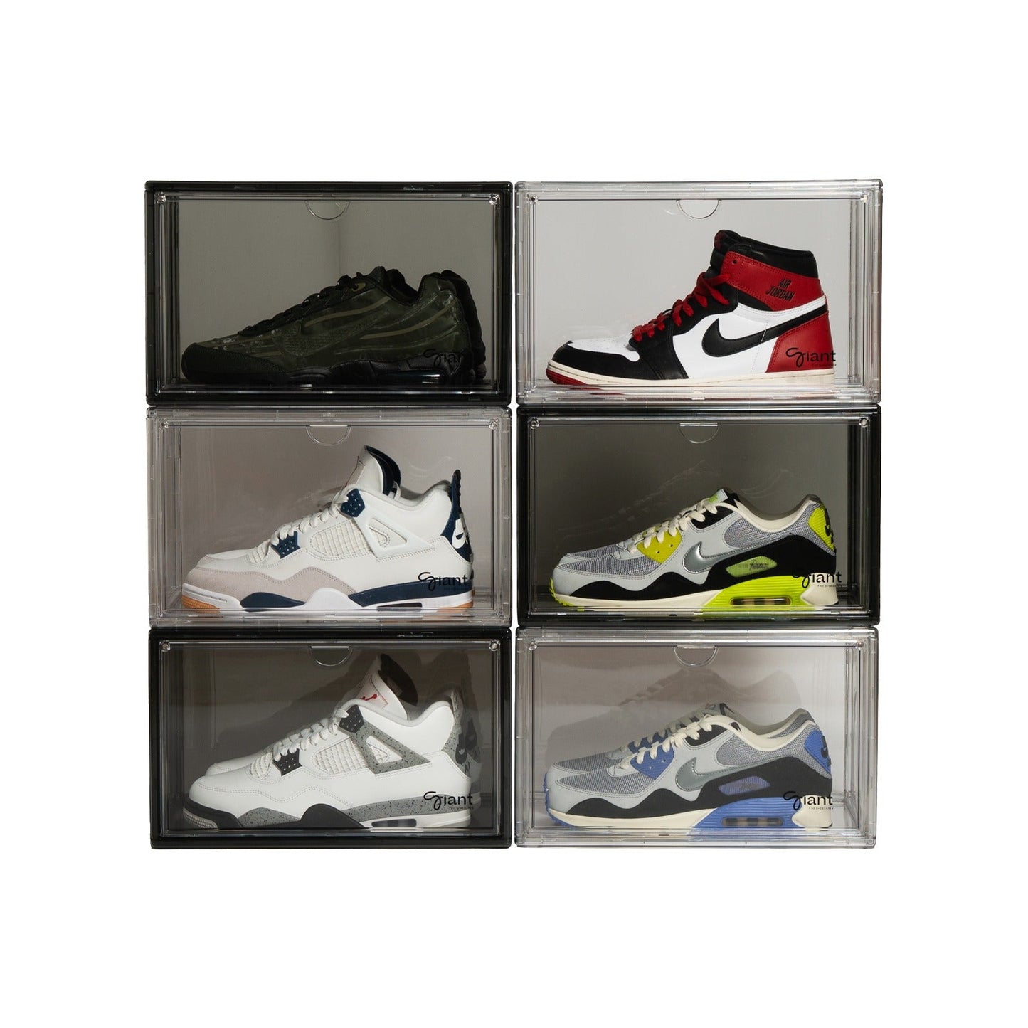Cajas acrílicas black [PREVENTA DROP03] - Giant Fine Shoecare - Accesorios para calzado