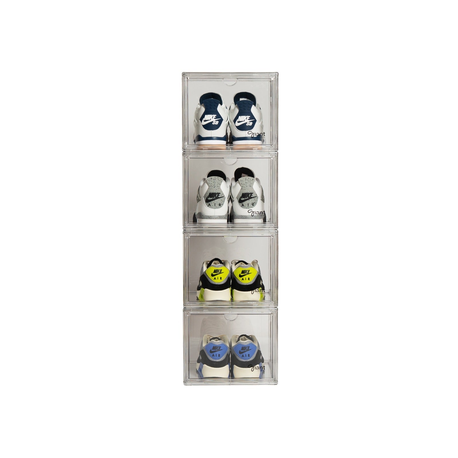 Cajas para zapatos transparentes puerta frontal [PREVENTA DROP03] - Giant Fine Shoecare - Accesorios para calzado