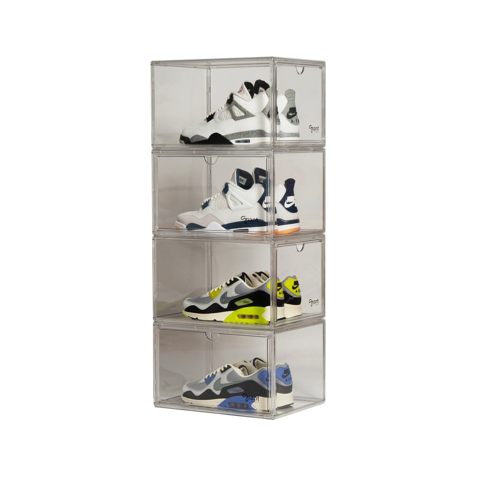 Cajas para zapatos transparentes puerta frontal [PREVENTA DROP03] - Giant Fine Shoecare - Accesorios para calzado