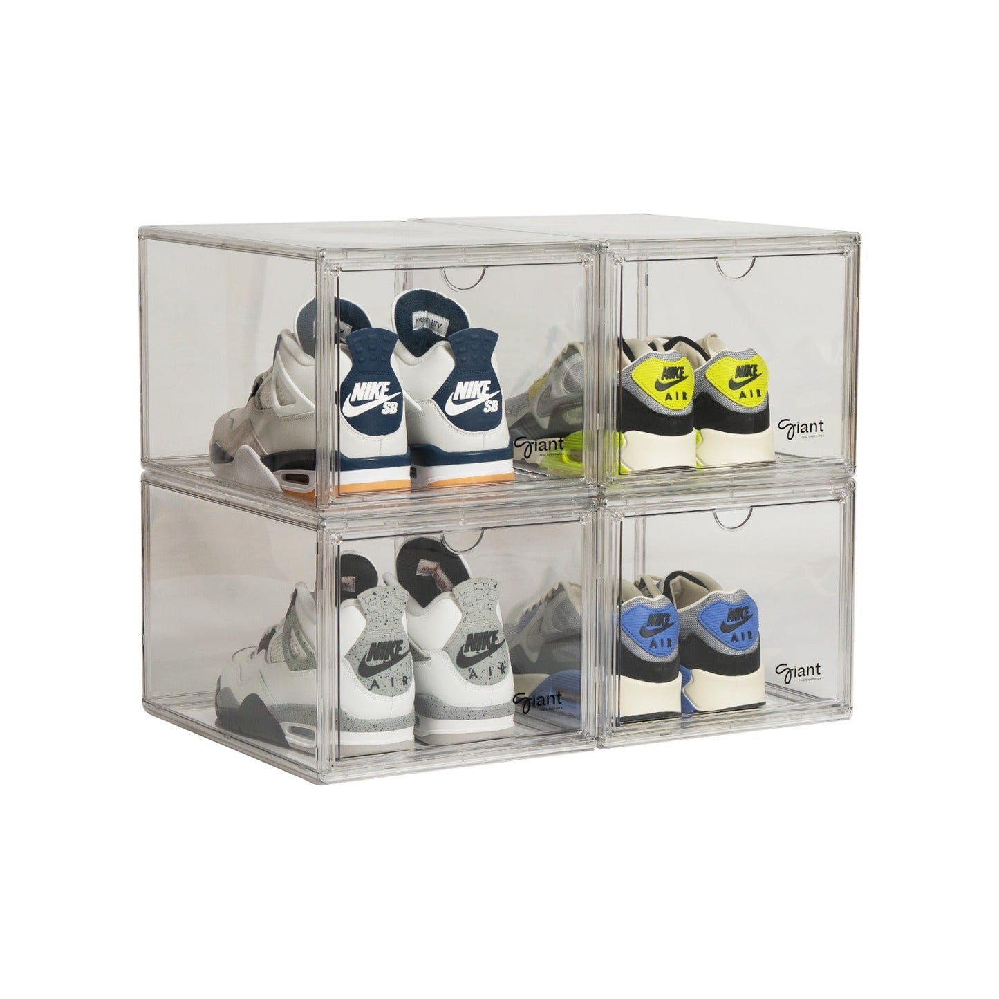 Cajas para zapatos transparentes puerta frontal [PREVENTA DROP03] - Giant Fine Shoecare - Accesorios para calzado