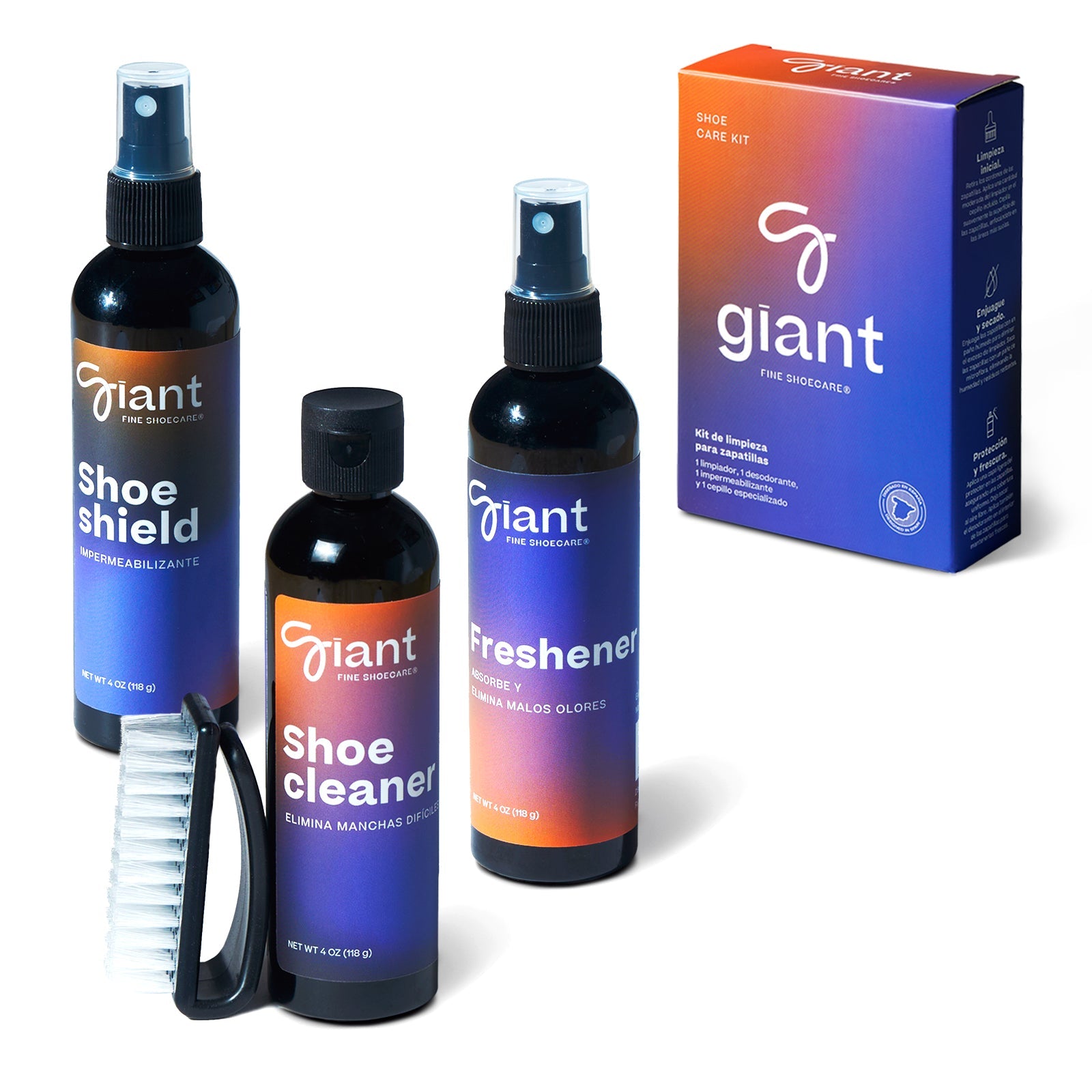 Kit Limpieza Zapatillas - Shoe Care Kit - Giant Fine Shoecare - Accesorios para calzado